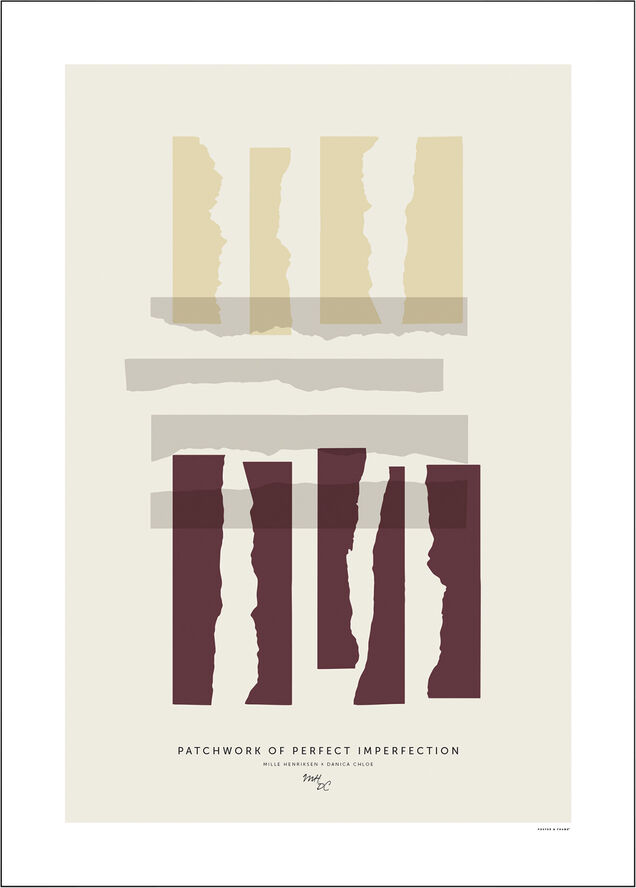 Poster & Frame Perfect Imperfection No. 2 Flerfarvet