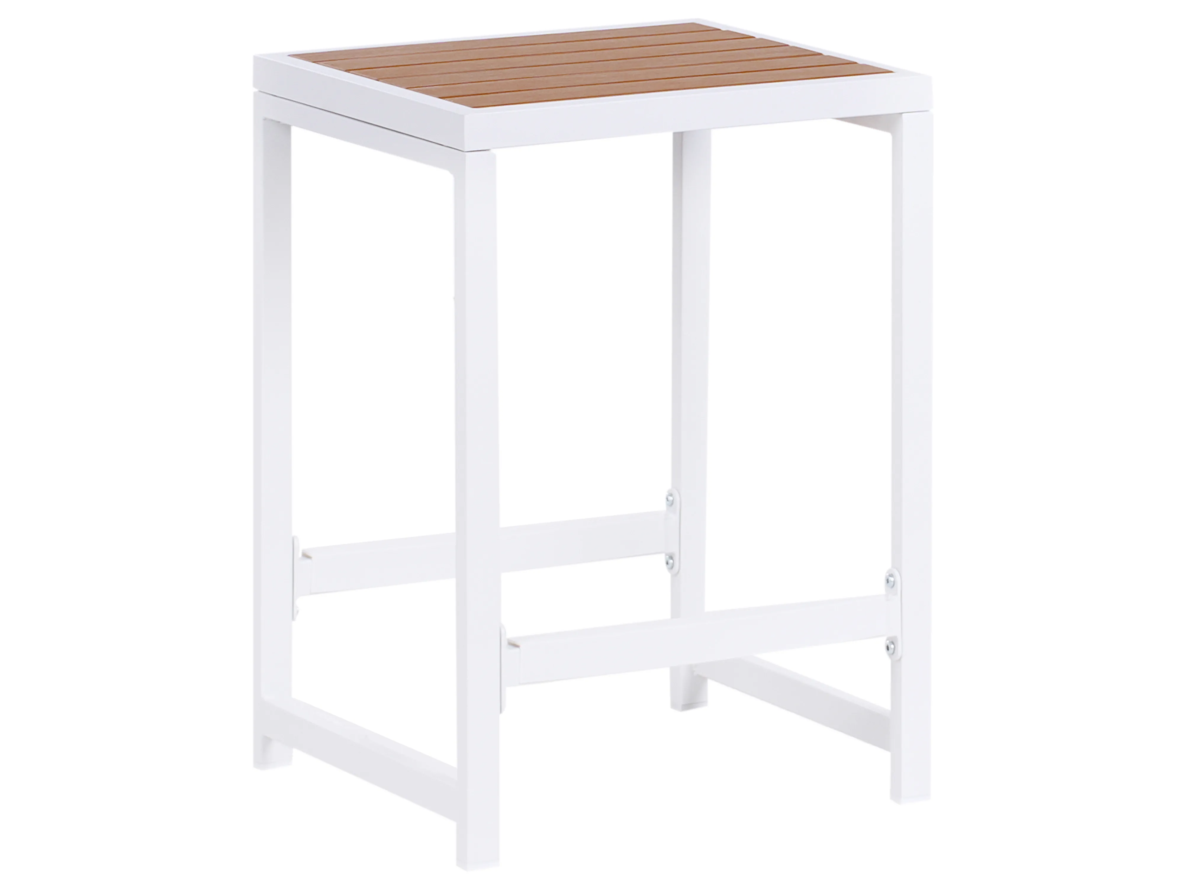 Tuin keukenset met spoelbak AVETRANA Metaal Bruin/wit