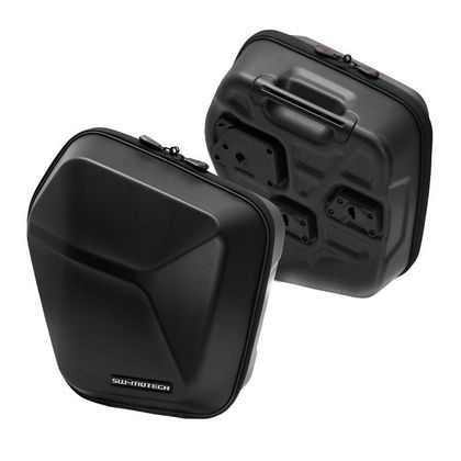 Valise SW-MOTECH KIT COMPLET URBAN ABS Noir (2x16.5 litres) - Noir