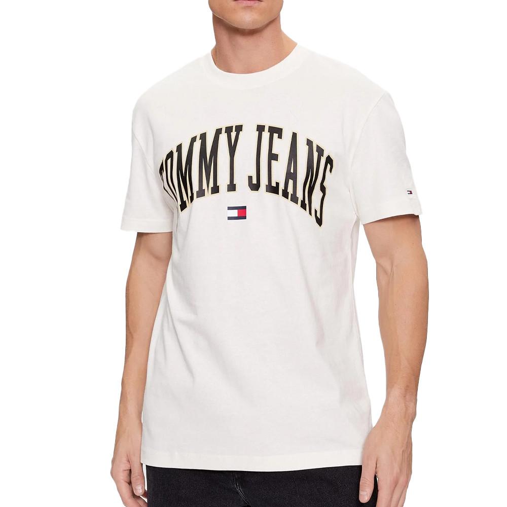 Tommy Hilfiger T-shirt Blanc Homme Tommy Hilfiger Gold