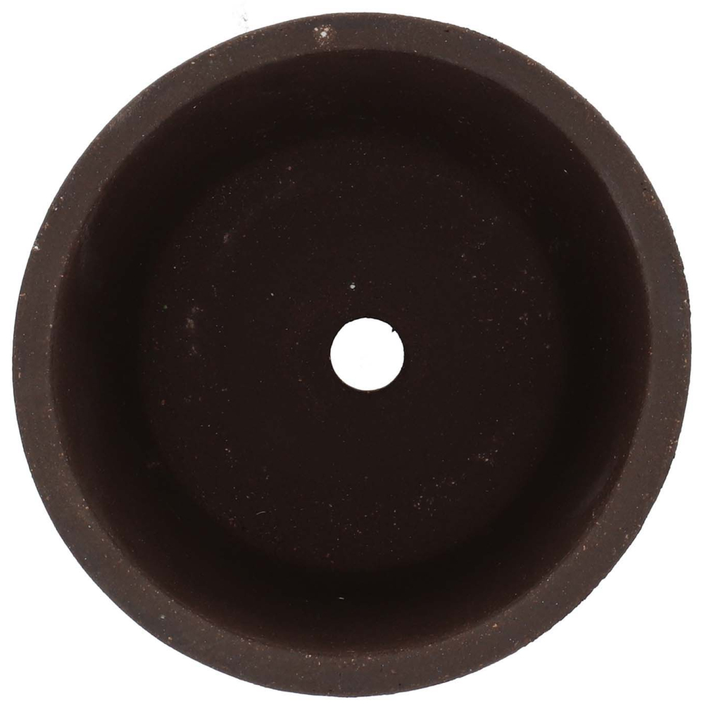 Pot de fleur en terre cuite non verni marron 13 cm