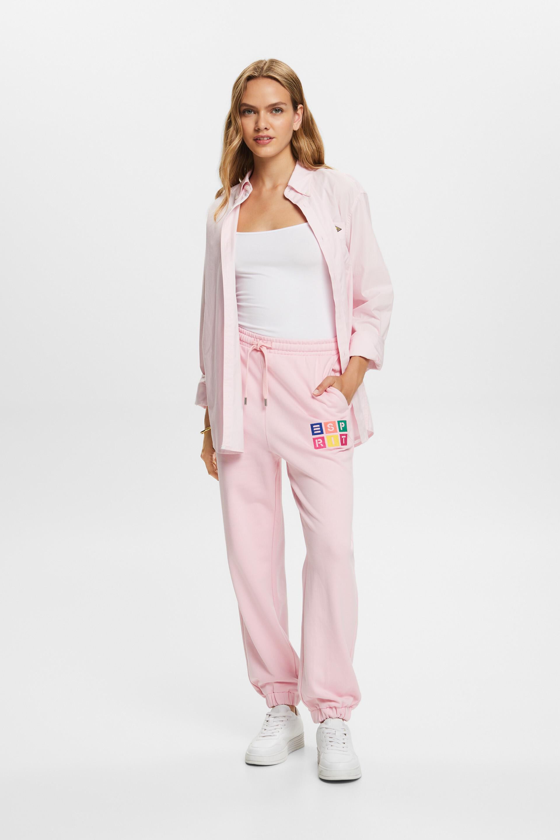 Pantalon de jogging à logo, coton biologique