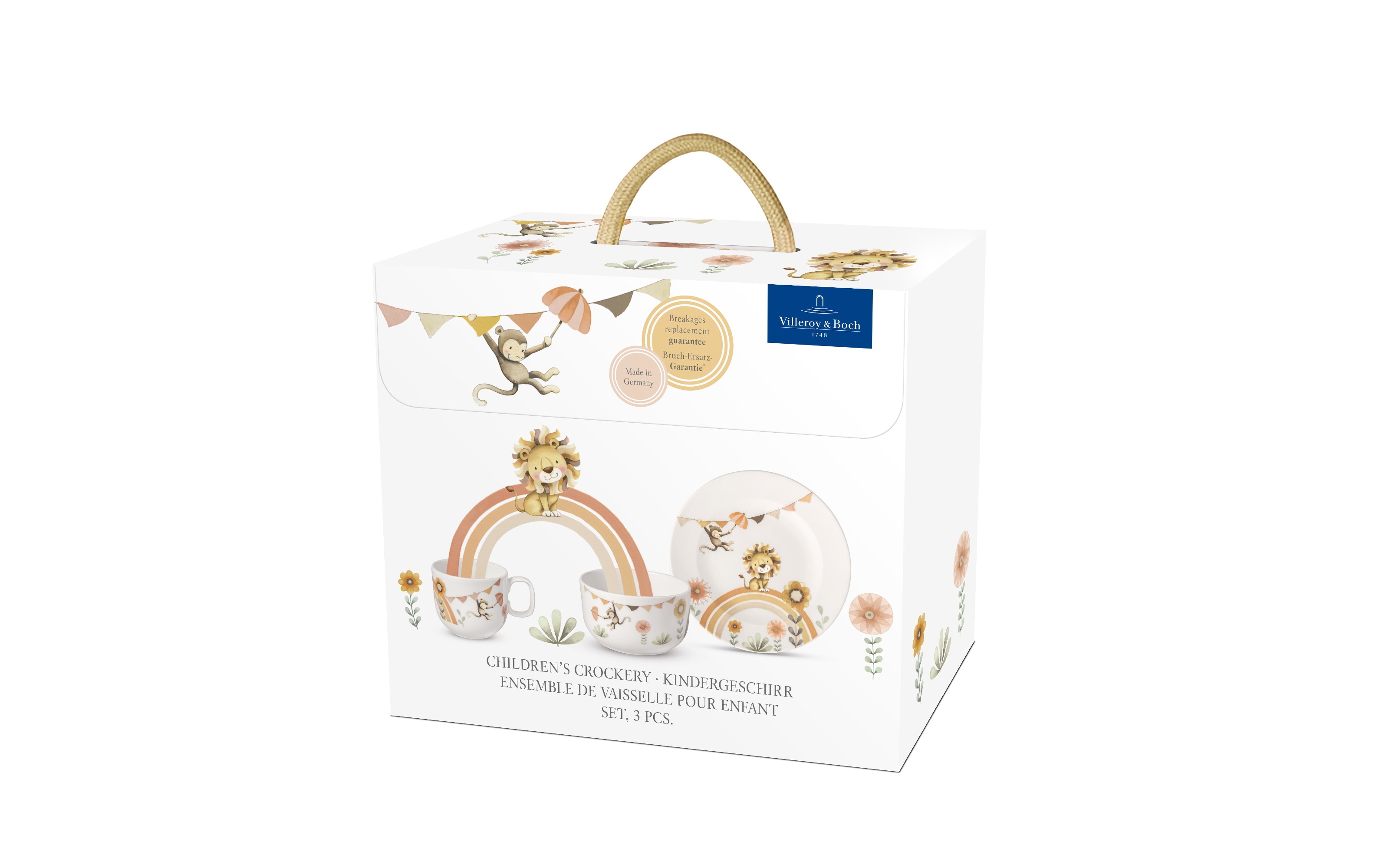 Kindergeschirr-Set Like a Lion, 3-teilg