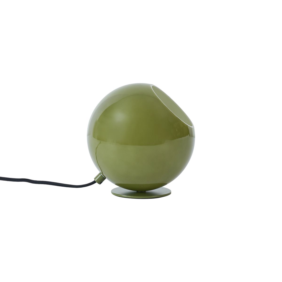 Retro tafellamp groen met glas - Mabel