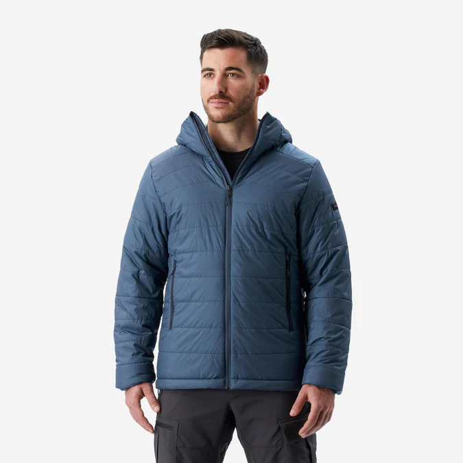 Decathlon Forclaz - Jaqueta sintética com capuz Forclaz MT100 para homem