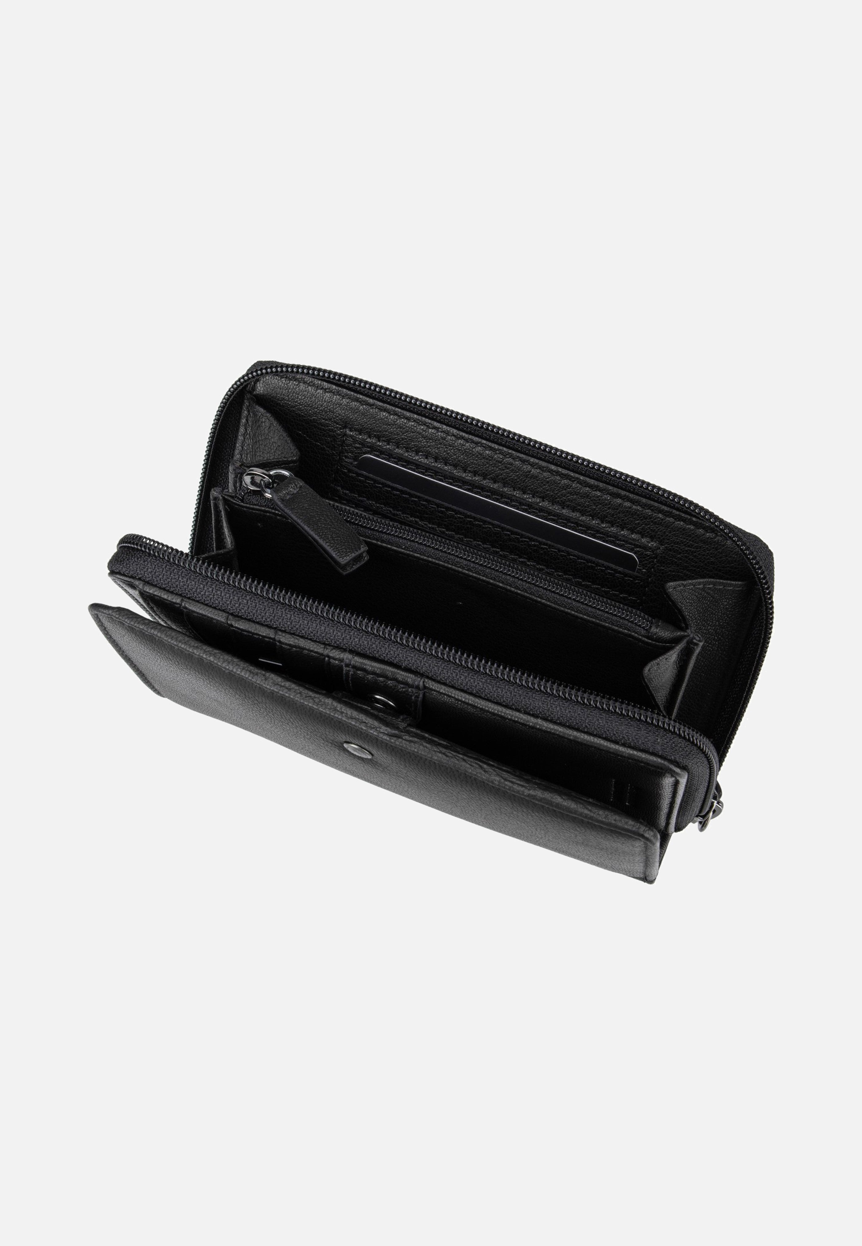 Black Magic Zip Ladies Wallet Black - Portemonnaie