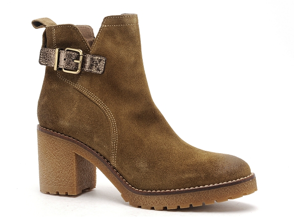 Minka boots bottine talons femme rayan marron
