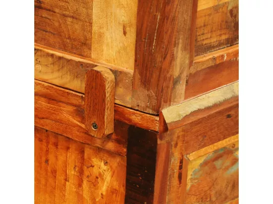 Bibliothèque Bois massif de récupération Vintage