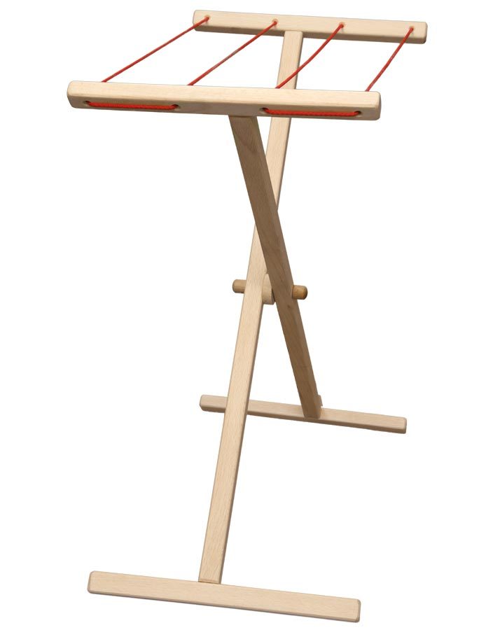 Wäscheständer aus Holz (H=57) braun