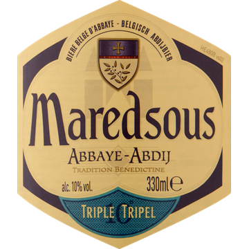 Maredsous - Tripel Abdijbier - Fles - 330ML