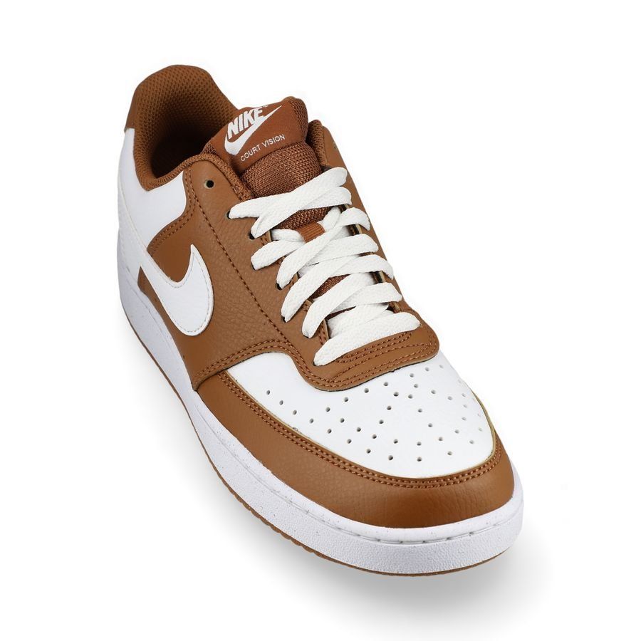 Nike Chaussures Court Vision Low Next Nature - British Tan/Blanc Femme