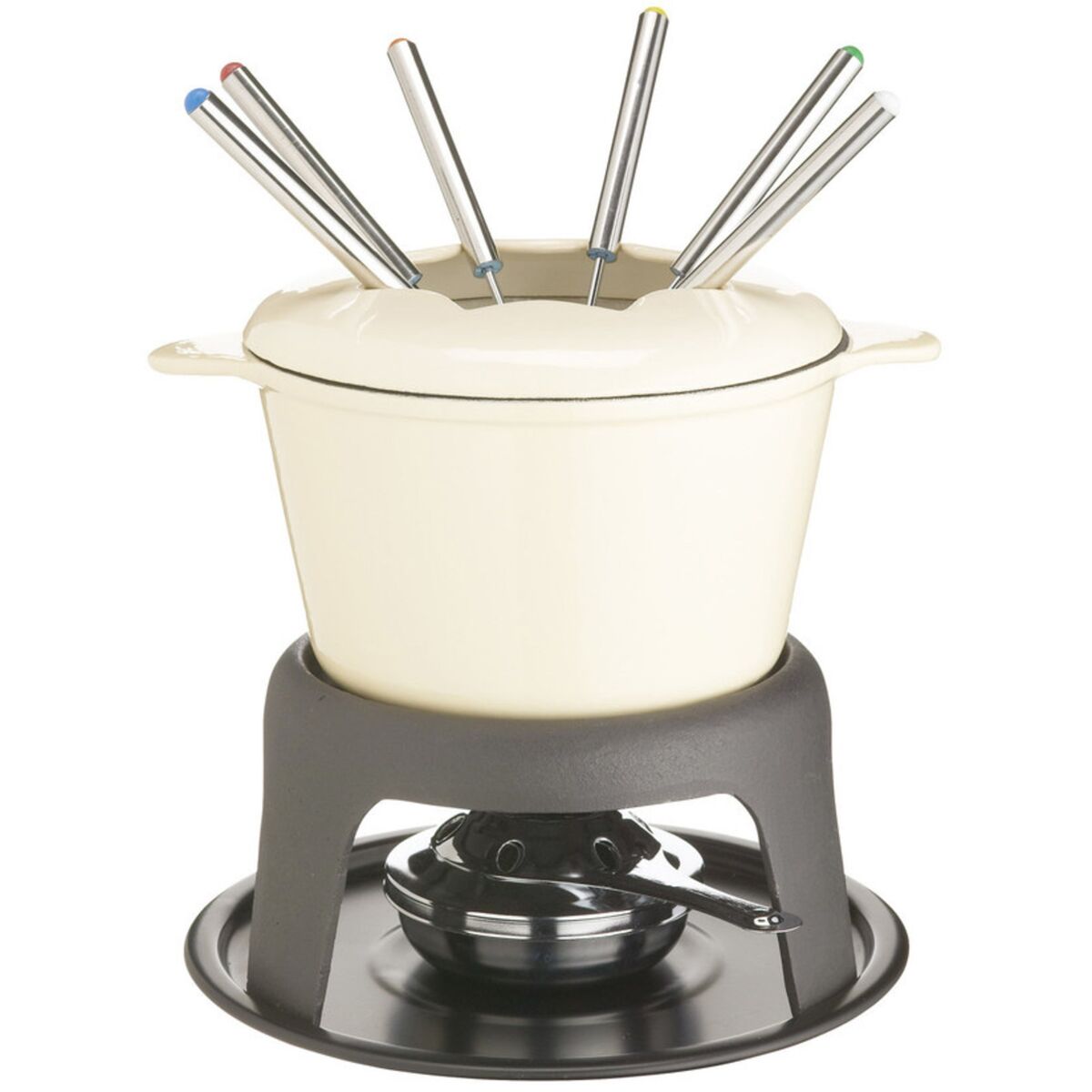 Cast Iron Fondue Set