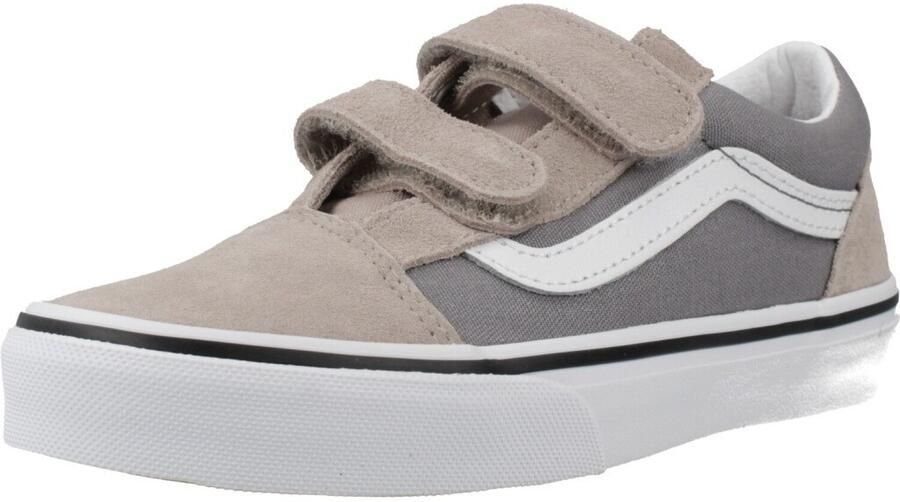 Vans Old Skool V 2-tone Sneakers grijs Textiel