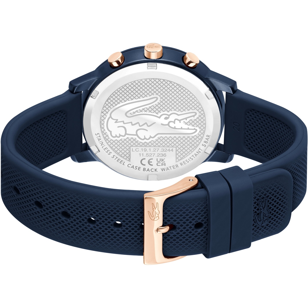 Lacoste 12.12 Move Day Date Blau