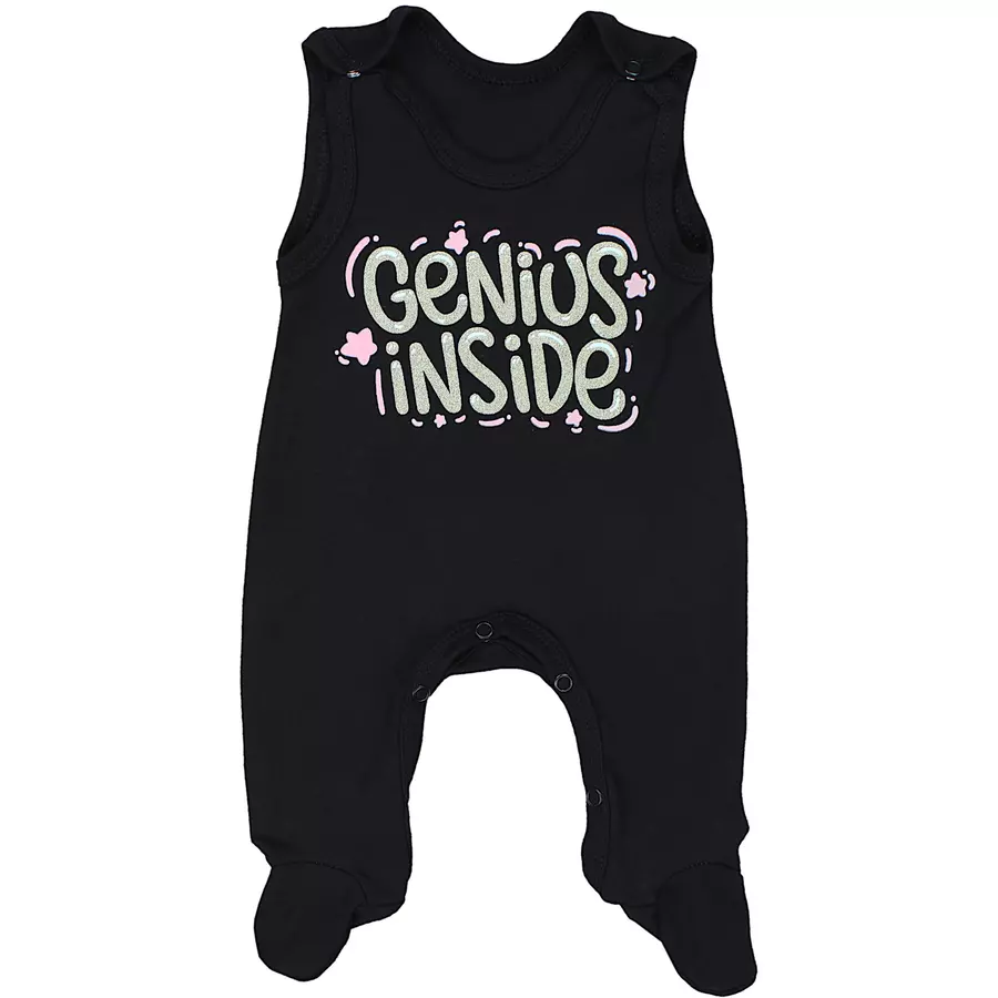 TupTam Baby Mädchen Strampler mit Aufdruck Spruch 3er Pack graurosa