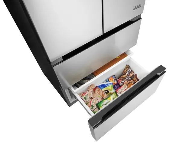 Concept LA6983SS, Fritstående, Fransk dør, Grå, Berøring, Rustfrit stål, 500 L