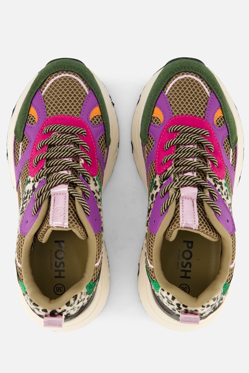 POSH by Poelman Sneakers groen Synthetisch