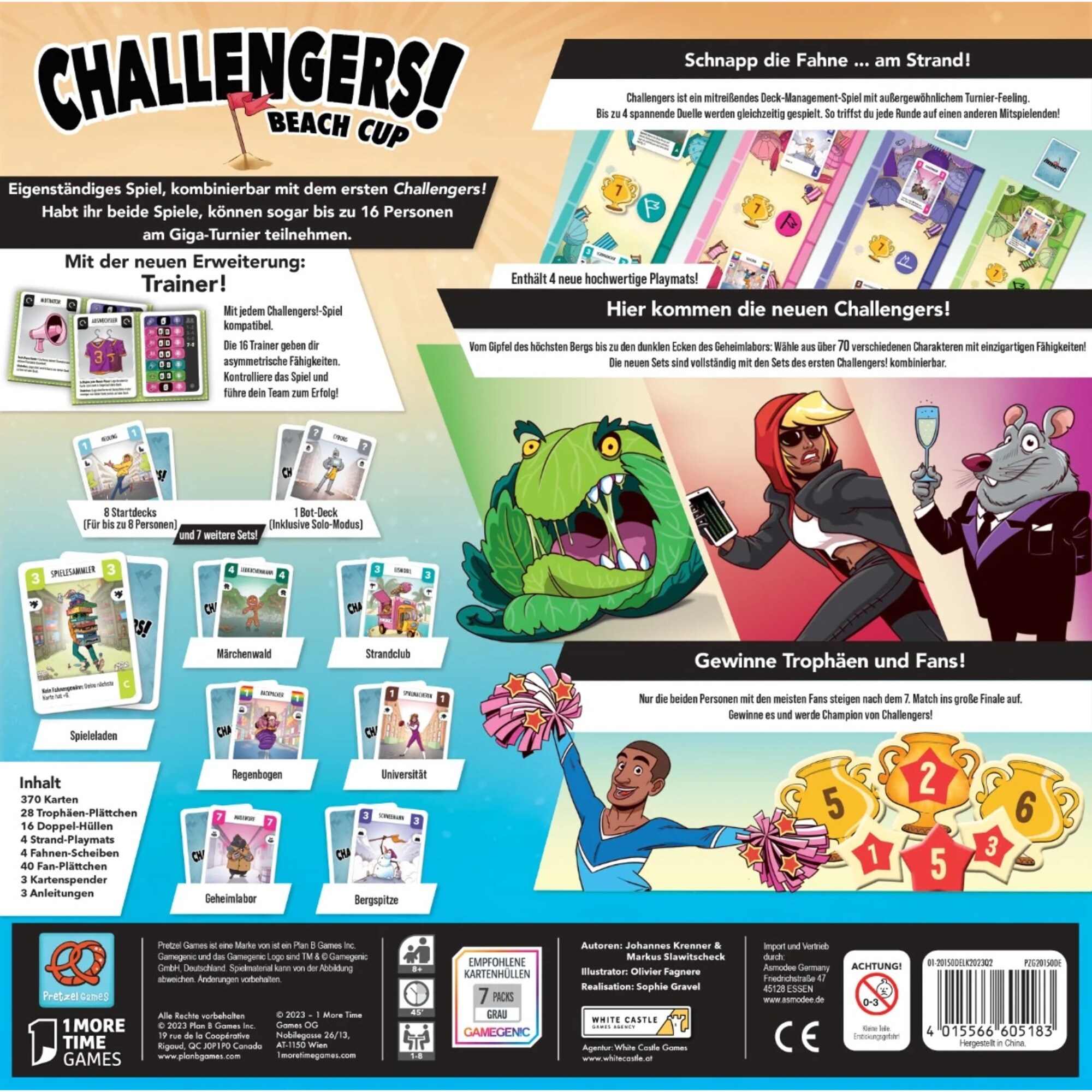 Asmodee Kartenspiel Challengers! Beach Cup