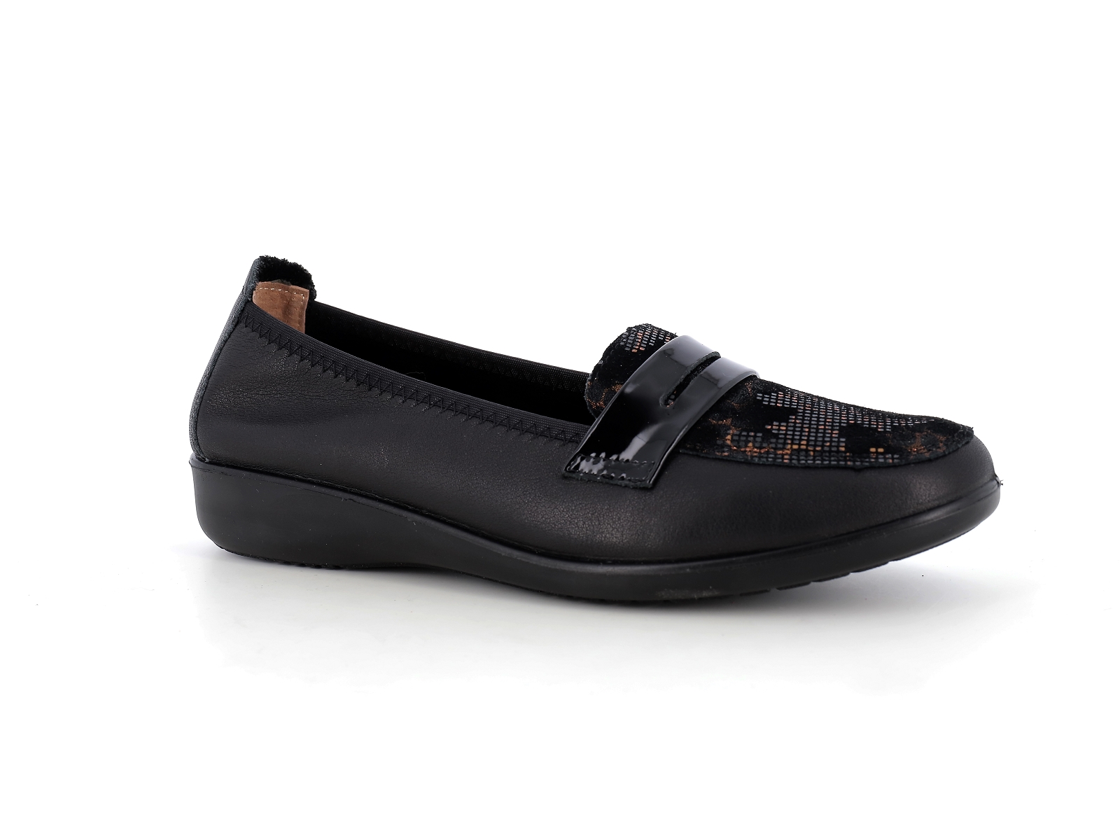 Inea-GABANT Cuir Noir Or