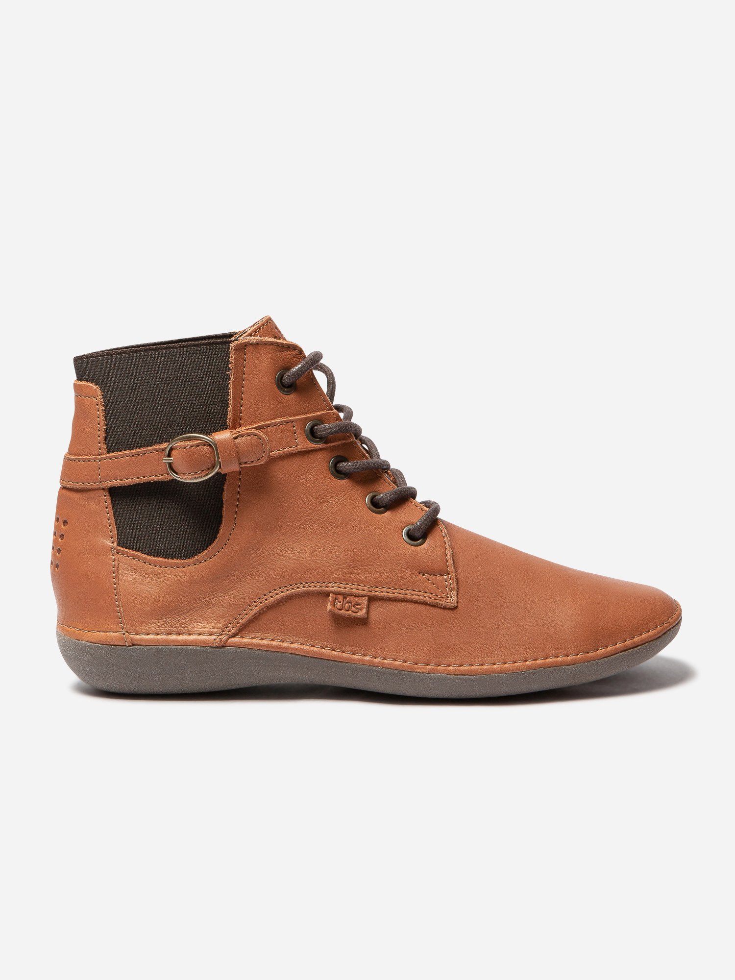 Boots Femme Confort Cuir Cognac