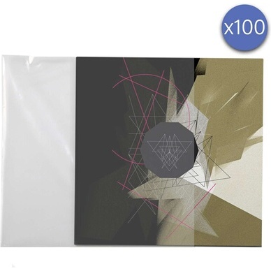 Accessoire platine vinyle Enova Hifi Lot de 100 pochettes pour disques vinyle 33 tours PEV 100 33T