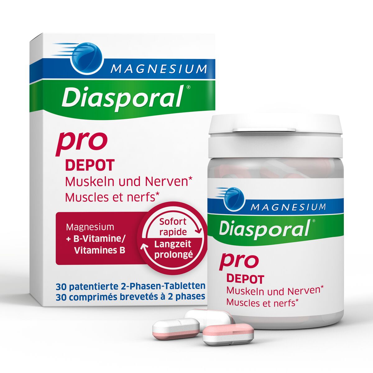 MAGNESIUM DIASPORAL Pro M N Depot Tabl Ds 30 Stk