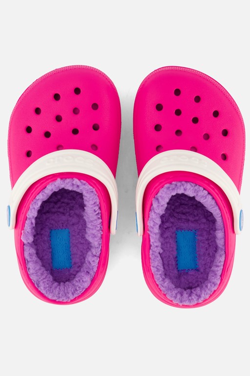 Crocs Classic Lined Clog Slippers roze