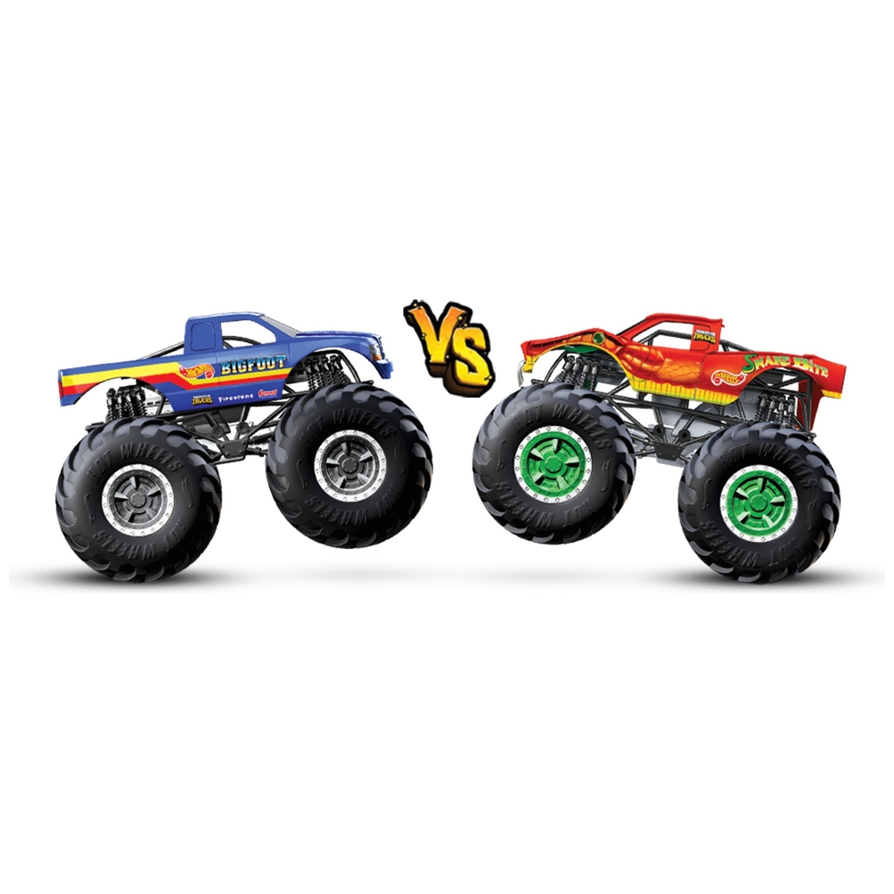 Hot Wheels Monster Trucks 1:64 2er-Pack Sortiment