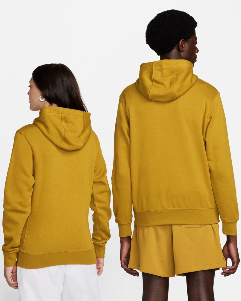 Sweat à capuche Nike Sportswear Club Fleece Jaune Moutarde pour homme