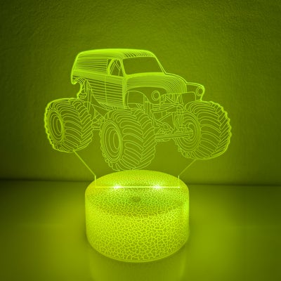 Powerpal 3D-Nattlampe Monster Truck