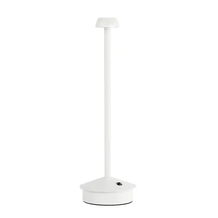 Idena LED Tischleuchte mit Akku in weiß, 29cm, dimmbar