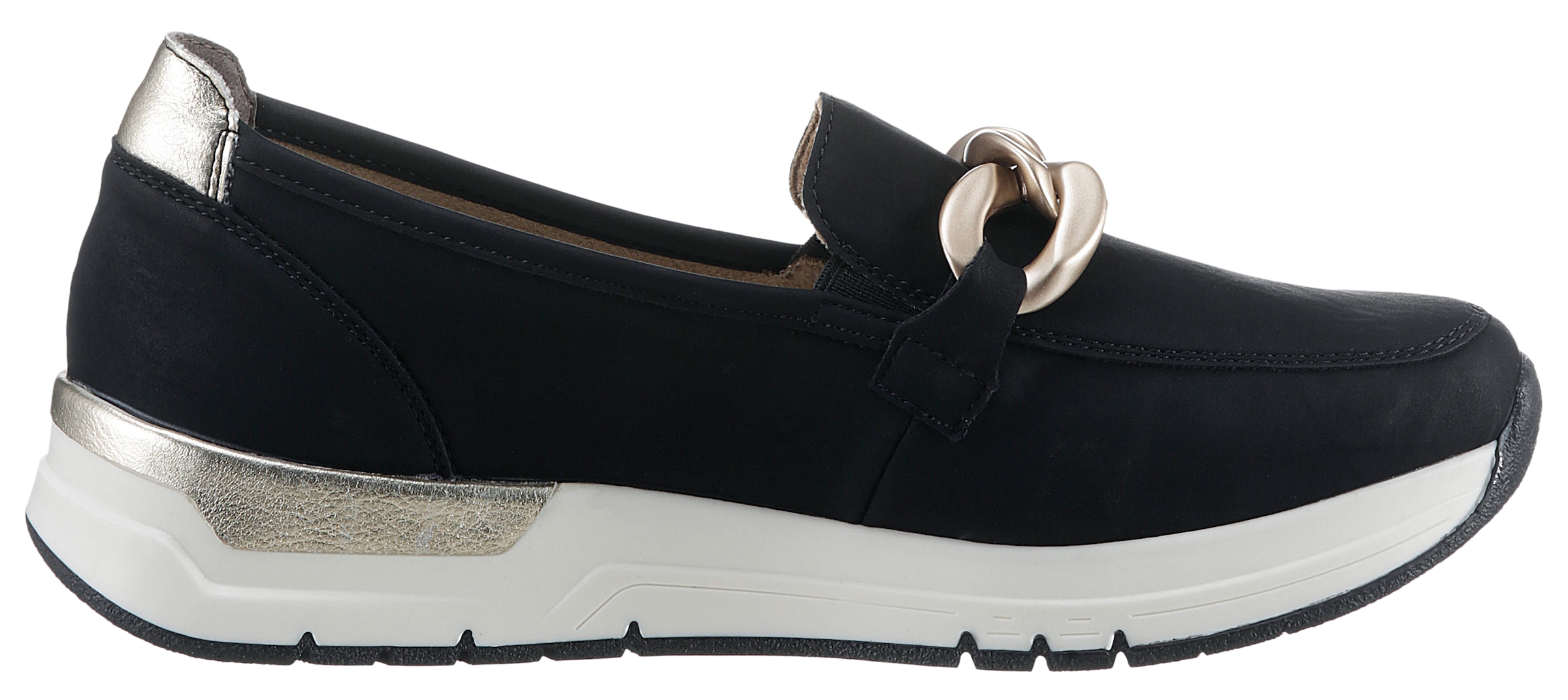 Rieker Slip-On Sneaker  Slipper, Freizeitschuh mit herausnehmbarer Innensohle