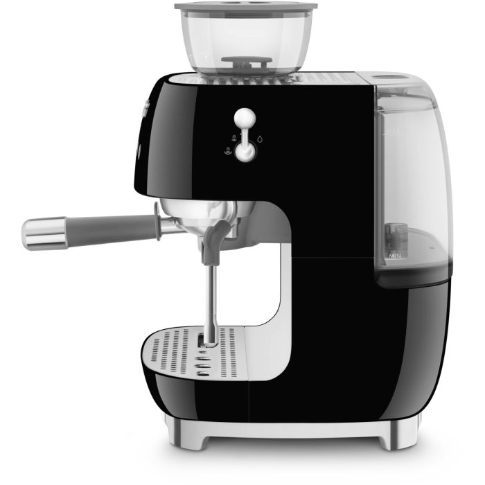 SMEG Espressomaschine mit Mahlwerk 50's Style EGF03BLEU Schwarz