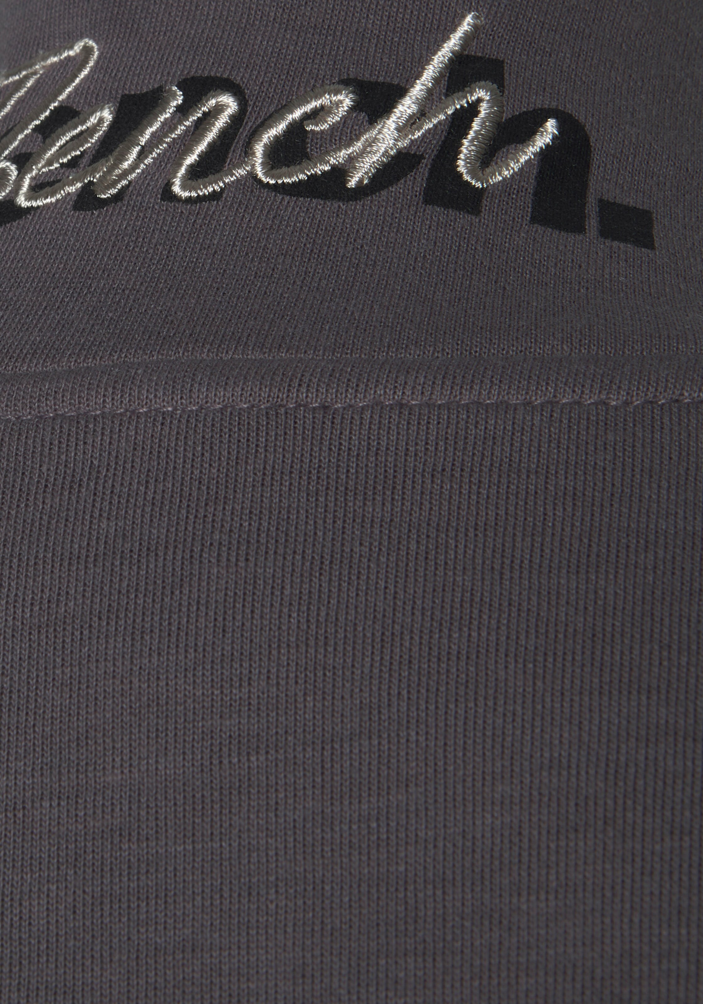 Sweatjacke in stone
