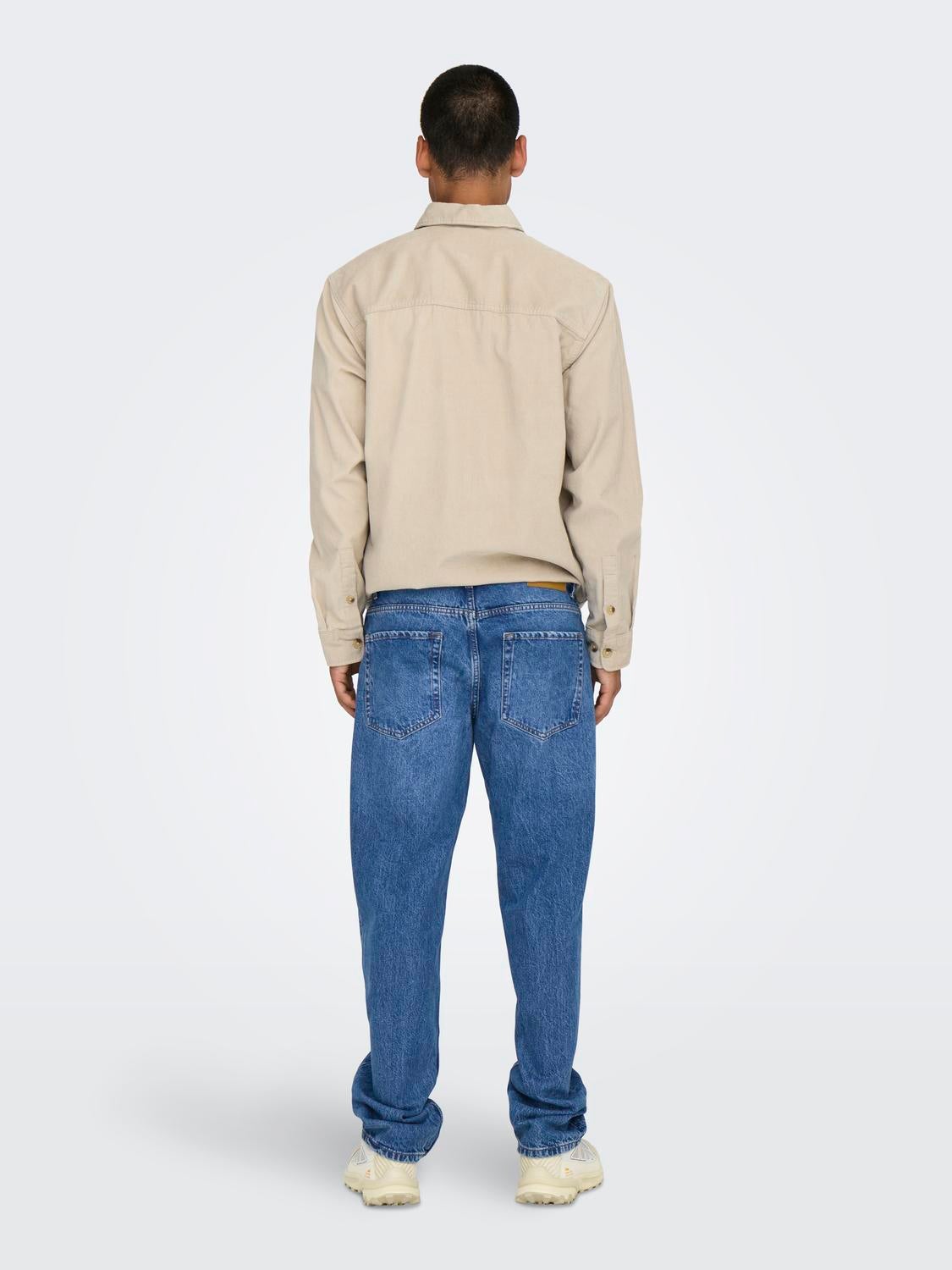 ONSEDGE Mid Rise Gerade geschnitten Jeans Special Bright Blue Denim