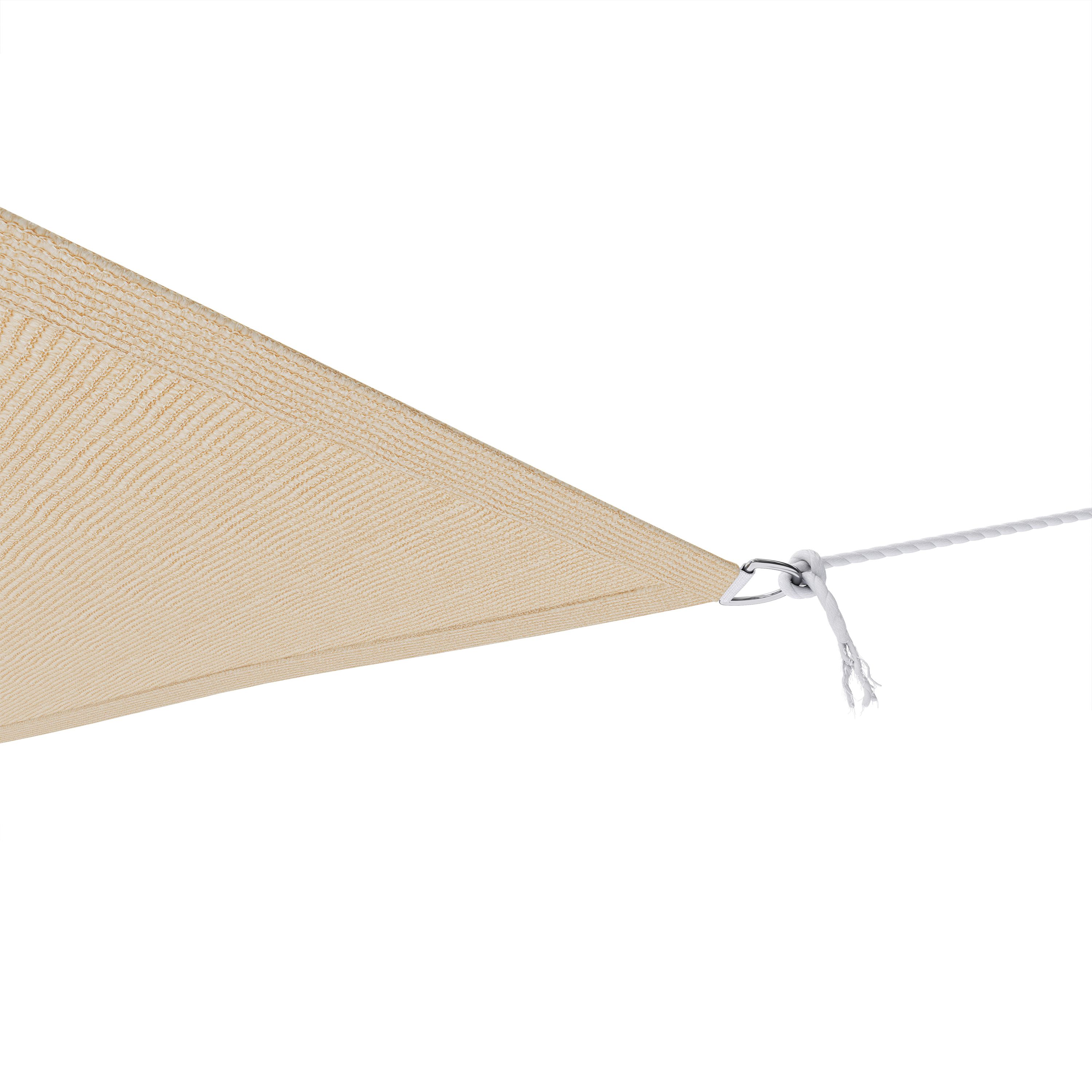 Sonnensegel Dreieck 3 x 3 x 3 m beige