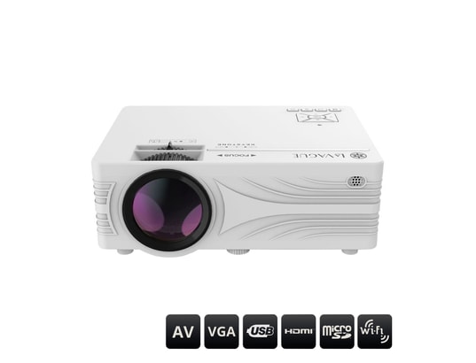 LA VAGUE - Vidéoprojecteur Home Cinéma Lv-hd240 wi-fi bundle vidéoprojecteur led avec écran lv-sta...