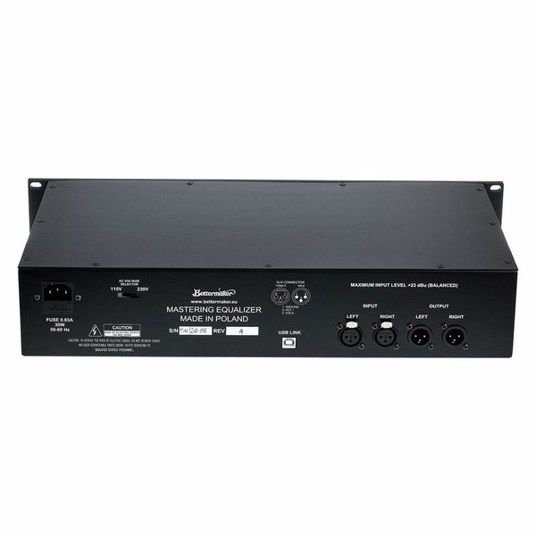 Bettermaker Mastering Equalizer