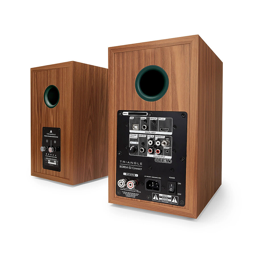 Triangle Borea BR02 CONNECT Vert + Audio-Technica AT-LP60XUSB Gris