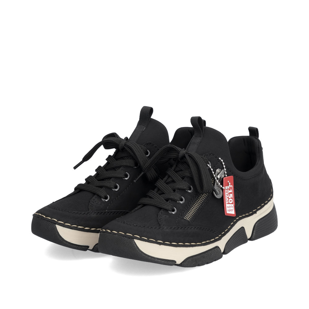 Rieker Damen-Slipper Schwarz