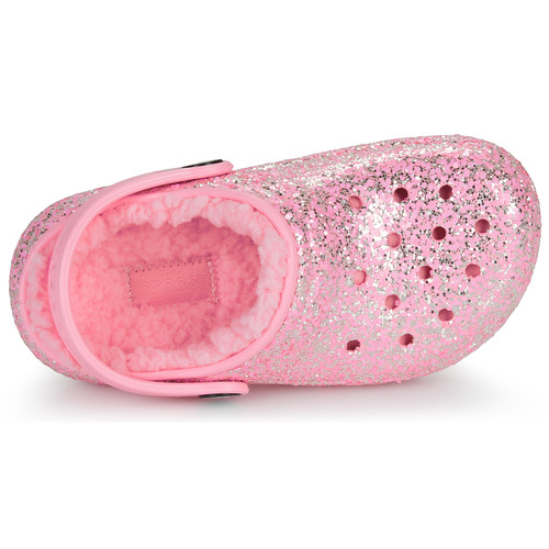 Crocs - Classic Lined Glitter Clog K - Rose