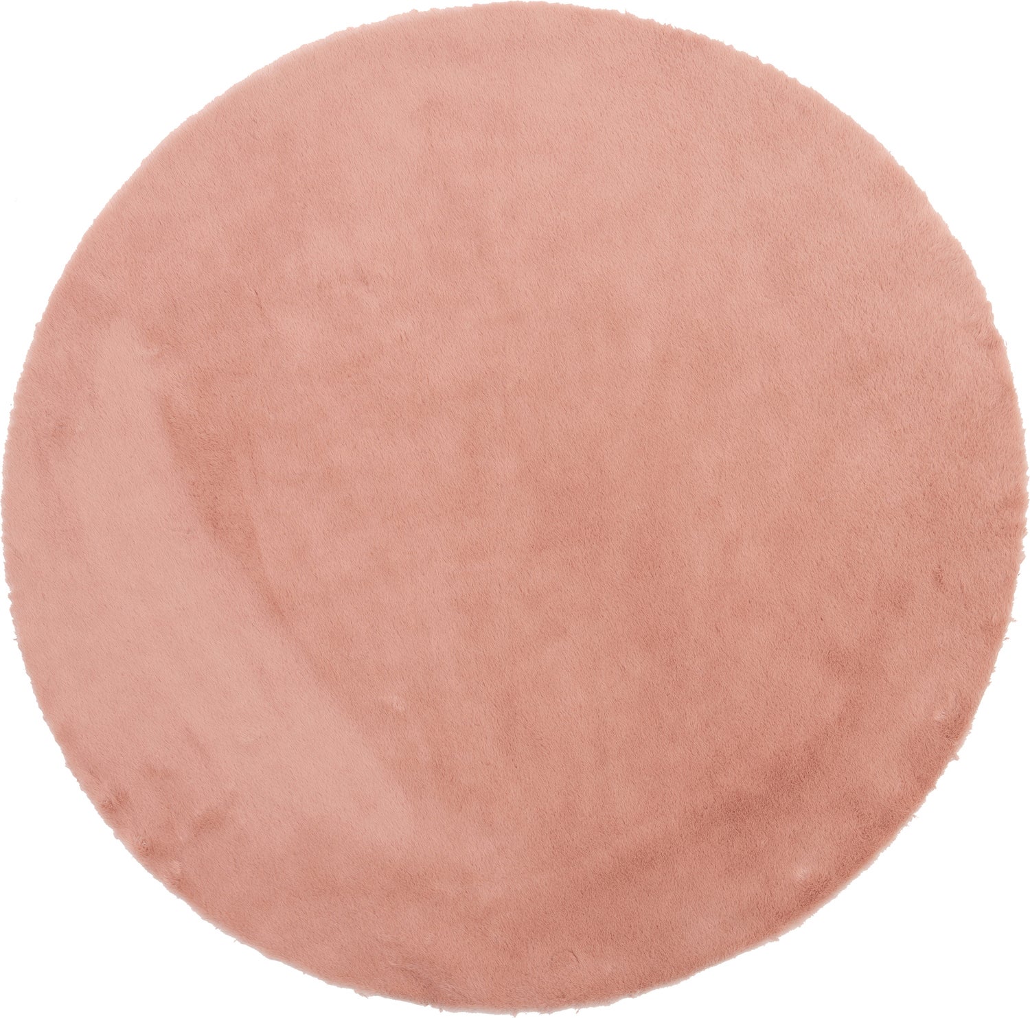 Intratuin vloerkleed imitatiebont Konijn roze D 120 cm