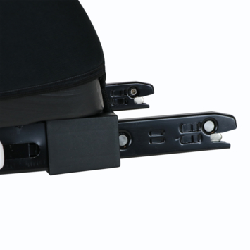 Carkids Zitverhoger zwart/wit groep 3 Isofix
