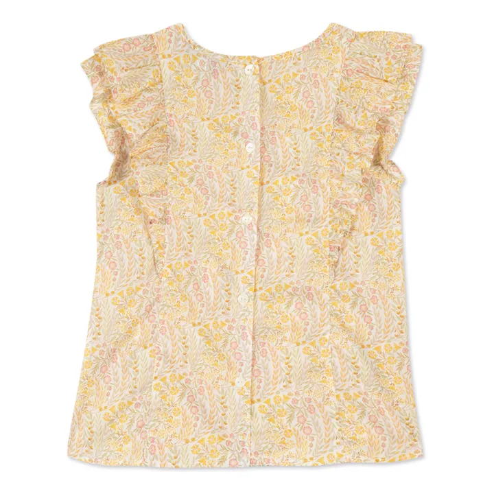 Tartine et Chocolat Blouse et Short Fleuris | Jaune