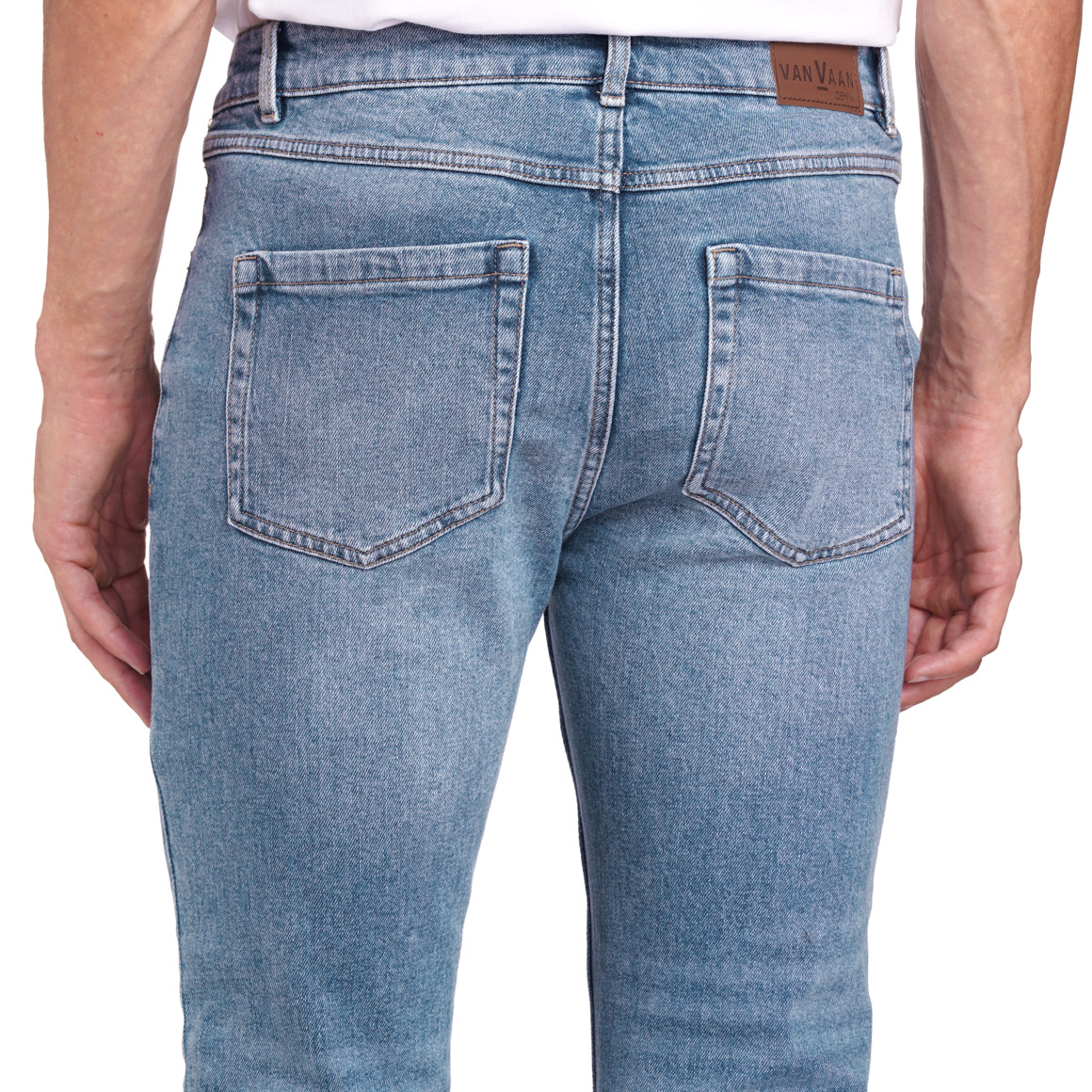 VanVaan Herren Jeans in Regular Fit hellblau