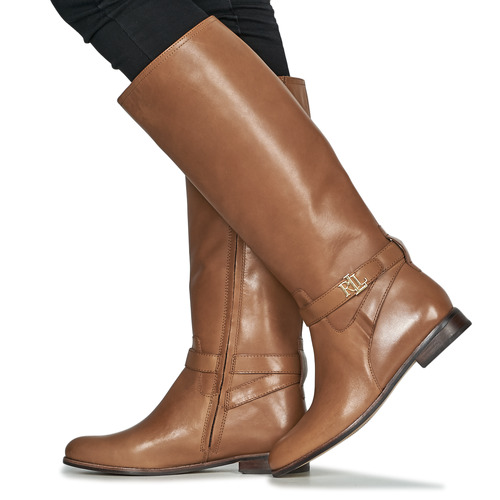 Lauren Ralph Lauren - BRITTANEY-BOOTS-TALL BOOT Cognac