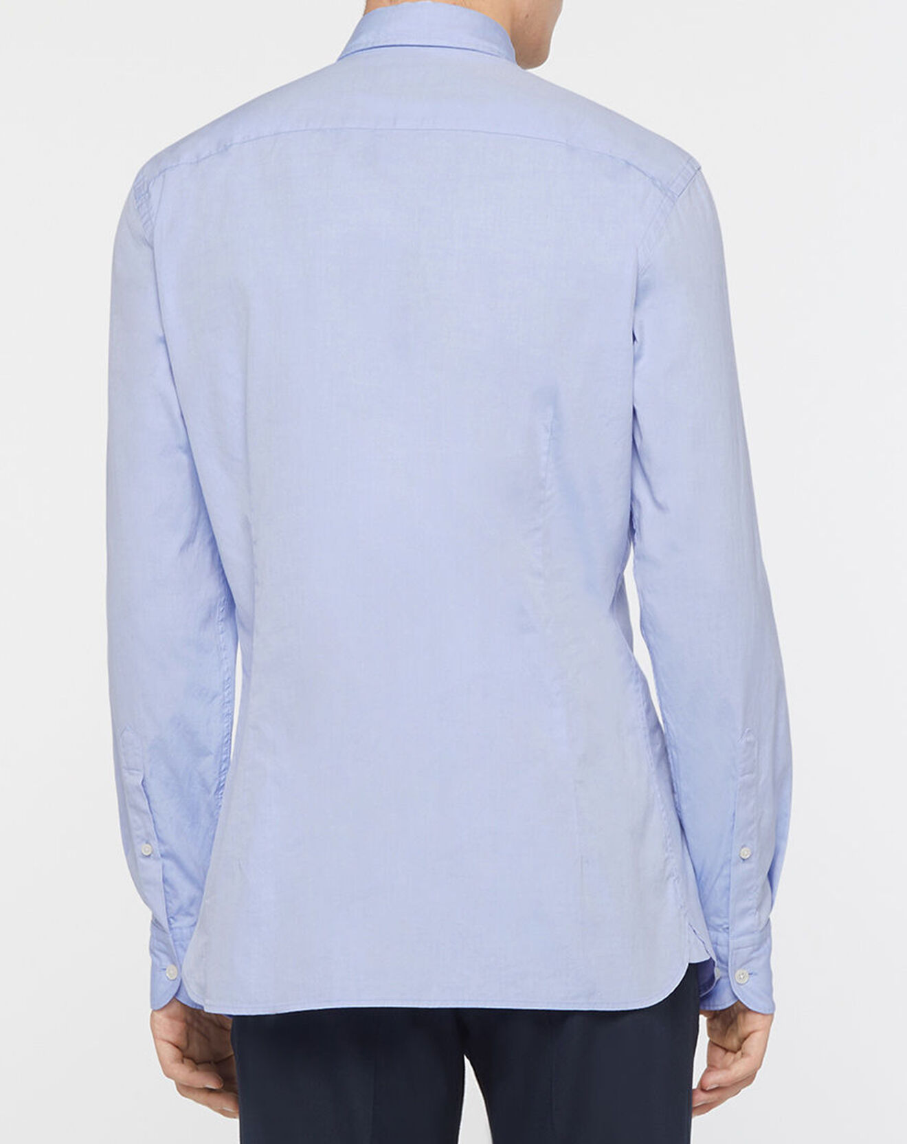 Hackett London Chemise Slim Fit Oxford unie bleue