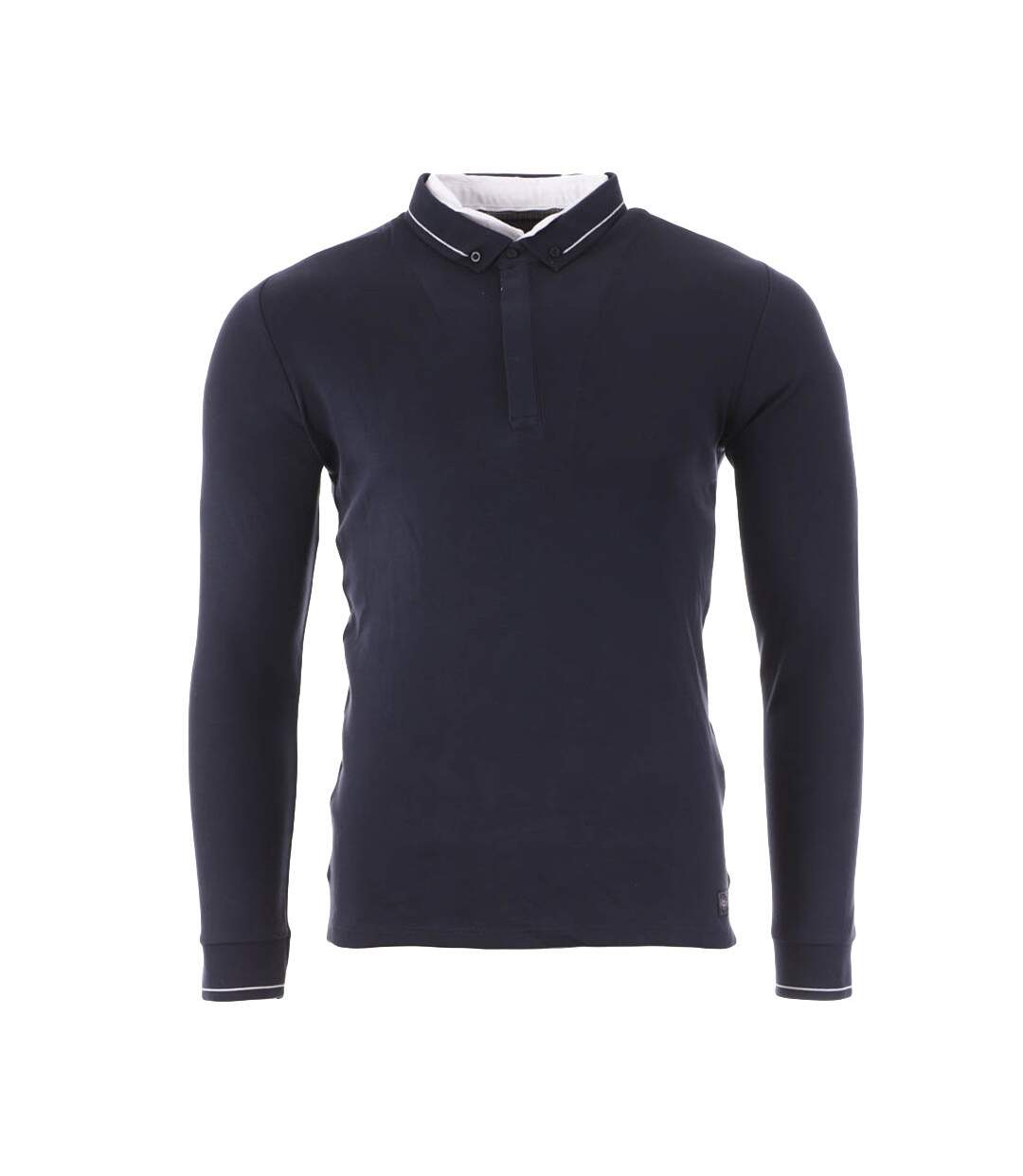 Polo Marine/Blanc Homme Teddy Smith Jovan