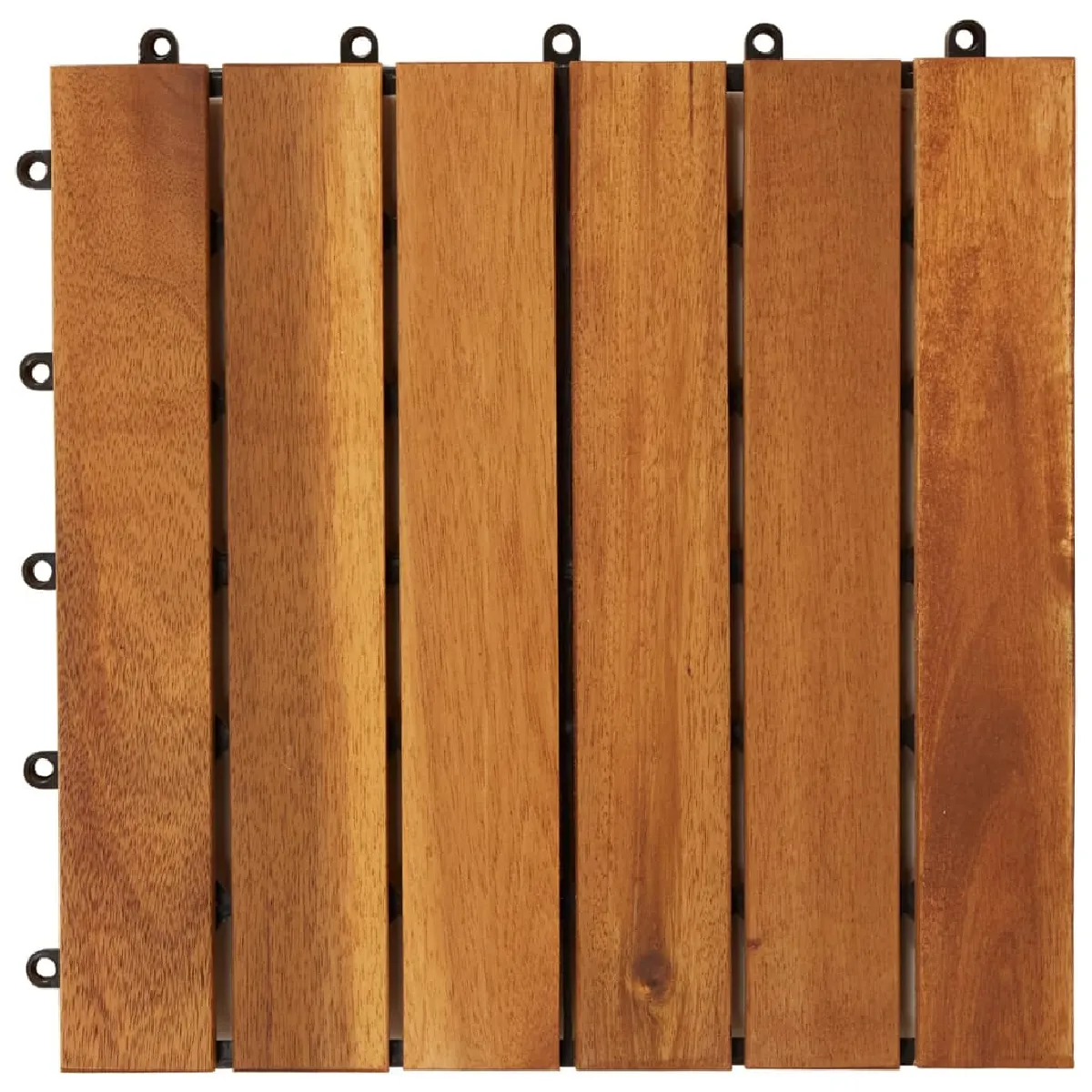 vidaXL - Tuiles de terrasse 30x30 cm - Acacia
