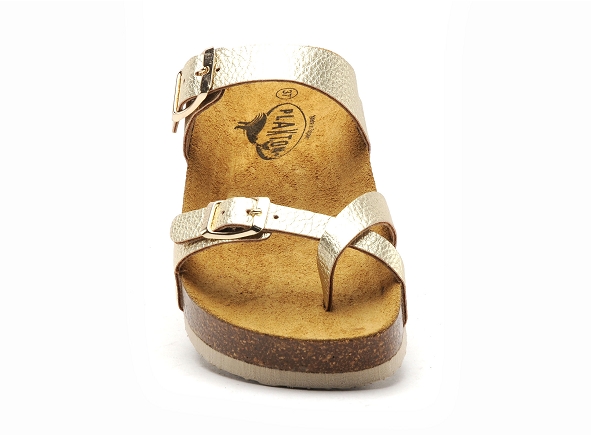 Plakton mules et sabots plats femme cp bombay 341032 or